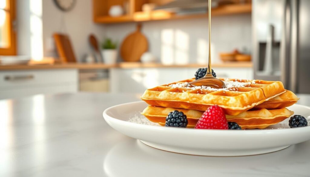 Keto waffles (almond/coconut flour)