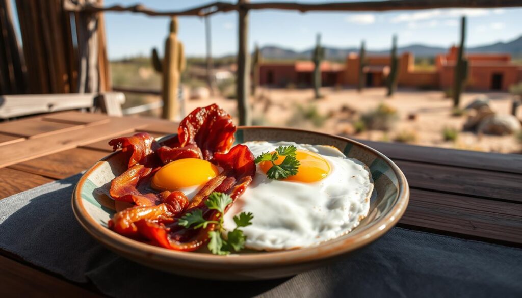 southwest bacon and eggs recipe