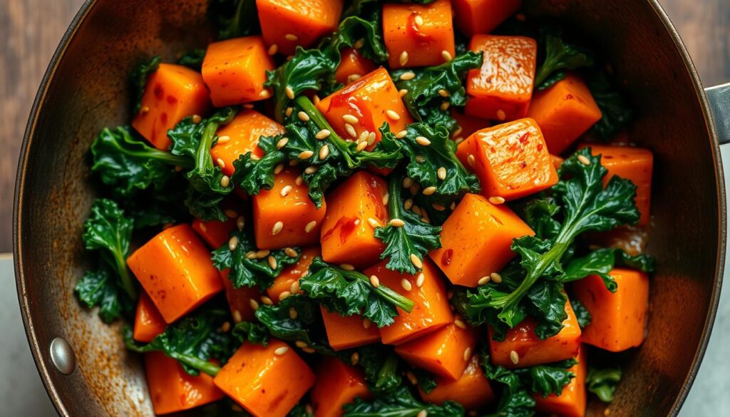 Sweet Potato &amp;amp; Kale Stir-Fry – Simple and Satisfying
